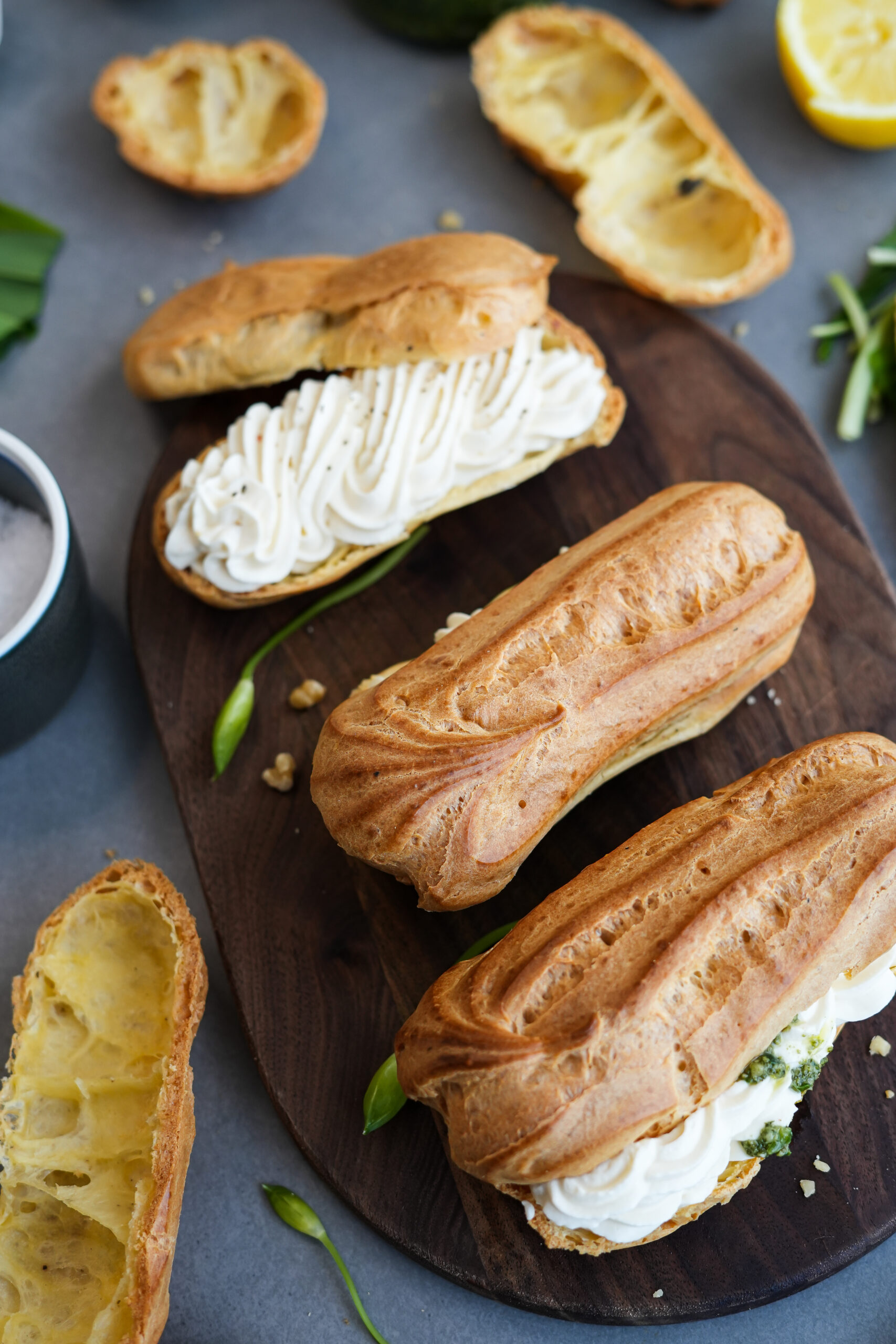 Bärlauch Eclairs