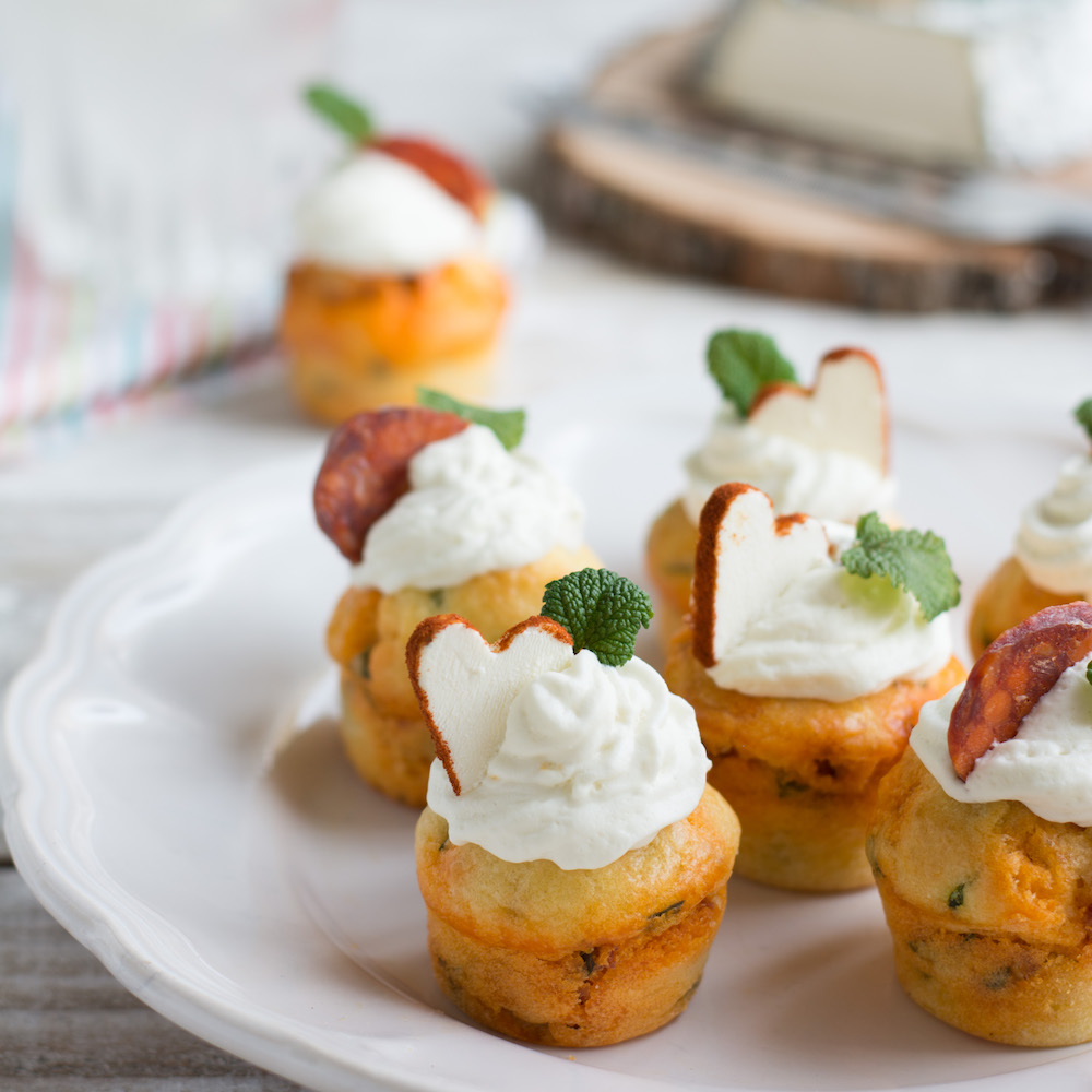 Cupcakes mit Chorizo