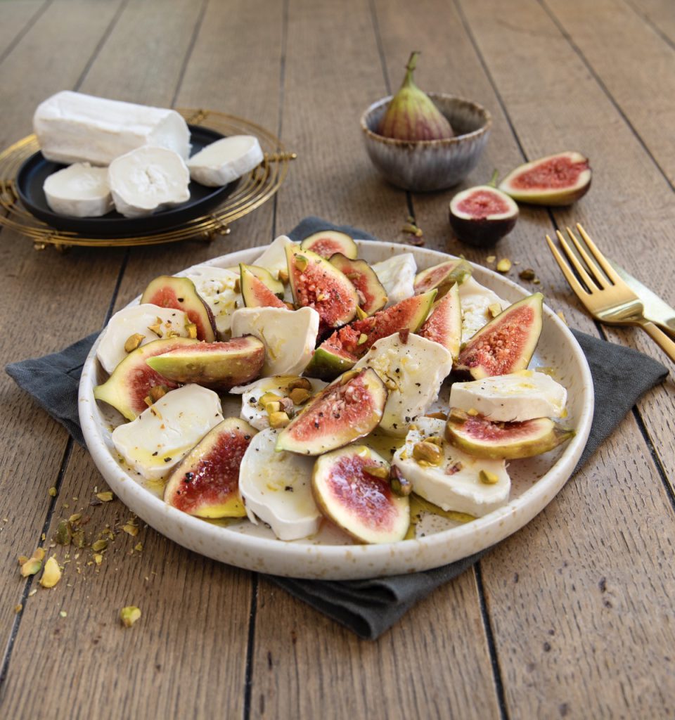 Feigen-Ziegenkäse-Caprese