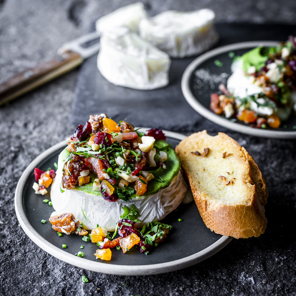 Gebackener Ziegencamembert