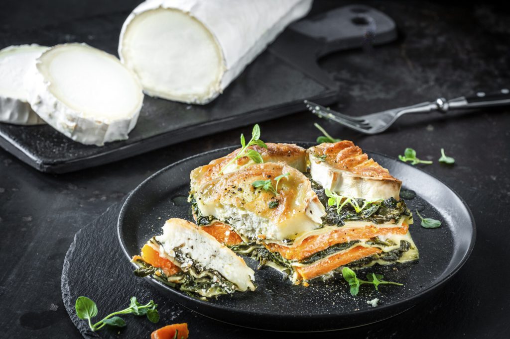 Kürbis-Spinatlasagne